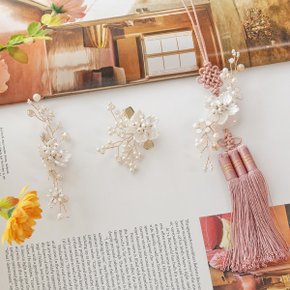 여아 아기 유아 아동 한복 소품 - 귀화 노리개머리핀브로치(택1)