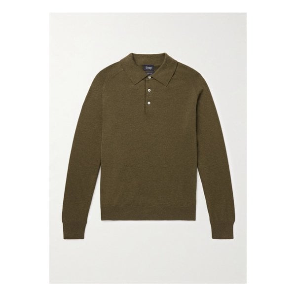 드레익스 울 알파카 블렌드 폴로 셔츠 1647597344575322