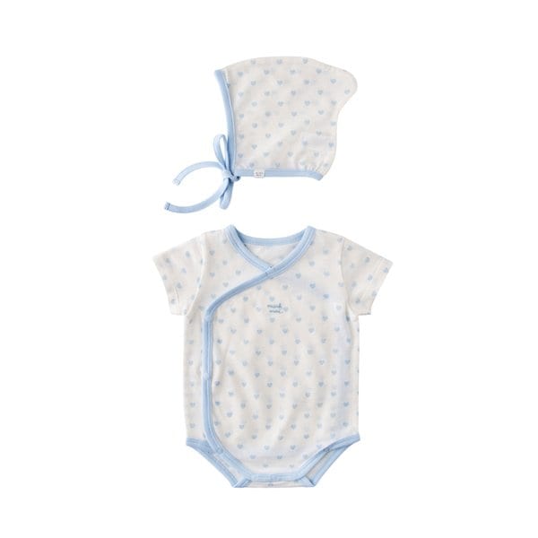 [여주점] [오프라벨 여주점] 밍크뮤 (CR) 하트SET배내바디슈트 (35370-040-06)