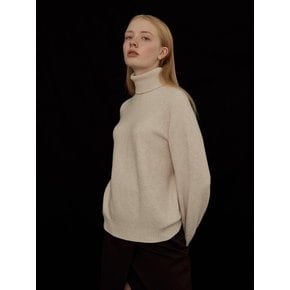 Cashmere Blended Waffle Turtleneck Knitwear (6colors) VKNIT_027