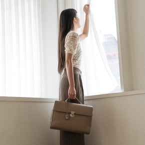 Monaco Briefcase(모나코 서류가방)_Taupe Beige