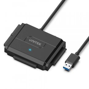 Unitek IDE SATA USB3.0 HDD SSD 18TB 5Gbps 12V2A 둘 다 지원 드라이브 교체 어댑터 2.53.5인치