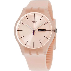 NEW ROSE SUOT700 [스와치]SWATCH 손목시계 GENT(뉴젠트) REBEL(로즈·라벨) 레이디스 [정규