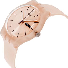 NEW ROSE SUOT700 [스와치]SWATCH 손목시계 GENT(뉴젠트) REBEL(로즈·라벨) 레이디스 [정규