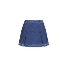 왁[WAAC]골프 (WWKCM24322NYD)여성 Denim Like Skirt