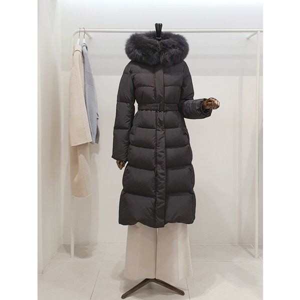 [파주점] 쥬크 주크 천연폭스퍼 밴딩벨트 구스 패딩점퍼 V254PSG939