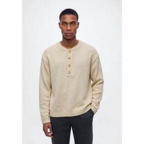 Abercrombie  Fitch 애버크롬비 앤 피치 가벼운 헨리 - 점퍼 오프 화이트 8103480