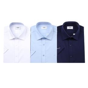 (슬림핏 )시원하고 착용감좋은  TC스판트윌  반소매셔츠 3종택1(RZUSL0010)