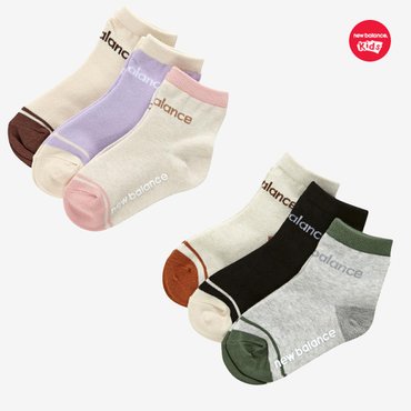 뉴발란스키즈 [3PCS] 중목 양말 (NK8EFF201U)