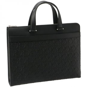 SALVATORE FERRAGAMO TRAVEL EMBOSSED BLOCCO  NERO 241481-0001-0010 [] (살바토레 페라가모)