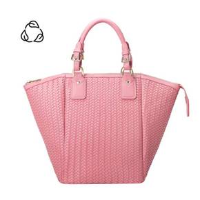 3988839 Melie Bianco Valerie Pink Recycled Vegan Tote Bag