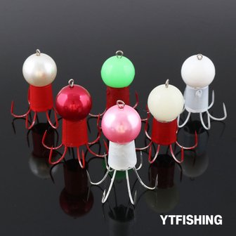 YTFISHING 주꾸미 에자 53g/레드진주 레드