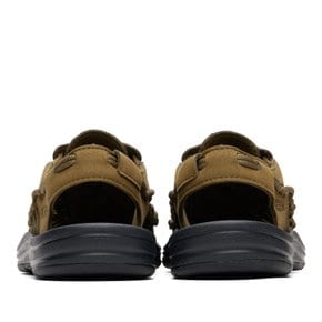 킨 인조 스웨이드 코드 매듭 클래식 샌들 1023381 dark olive/black