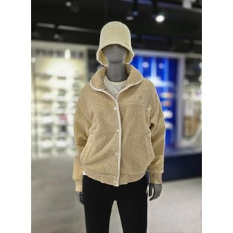 휠라 [파주점] 여성 숄칼라 플리스 자켓(FS2PLG4361F-LBE)