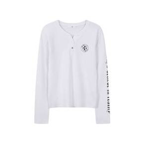 버커루 여성 골지 헨리넥 긴팔 티셔츠_2colors (B261TS593P)