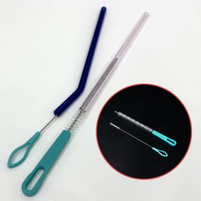 빨대 전용 세척솔 빨대솔 2종 세트