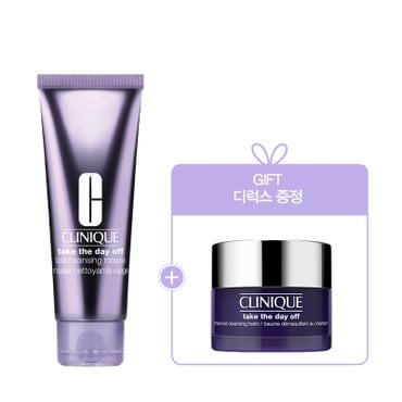 크리니크 [8][SSG 단독] 테이크 더 데이 오프 클렌징 무스 125ml (+차콜 클렌징밤 30ml 증정)