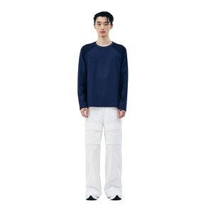 ESSENTIAL LONG BASIC TEE [NAVY]