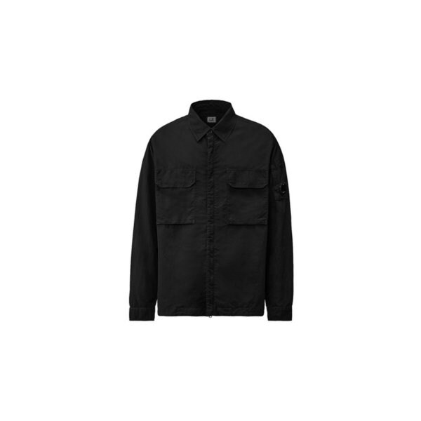 [CP 컴퍼니] 25FW 렌즈 셔츠 자켓 블랙 19CMOS090A 005991G 999