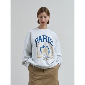 Paris Oversized fit Sweatshirt heather gray