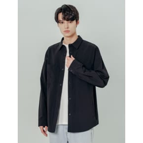 23 SS 남성 베이직 셔켓 (BLACK)