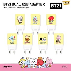 BT21 고속충전기 20W USB,C타입 듀얼 멀티충전 모음 7