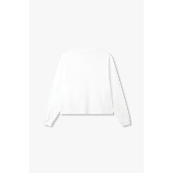 [UNISEX] 엠보 로고 롱 슬리브 티셔츠 3625120007000