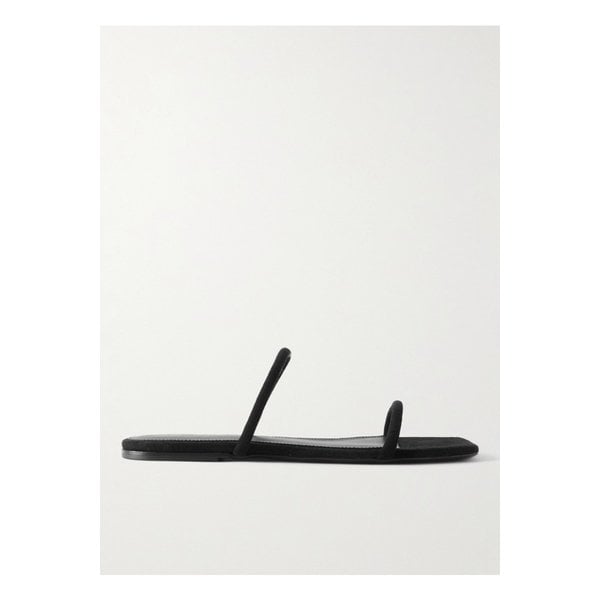 더 미니멀리스트 스웨이드 슬라이더 블랙 1647597338737864