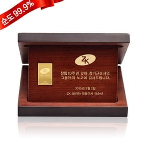 순금 기업 골드바 코인 상패 [중형] 3.75g 24K감사패