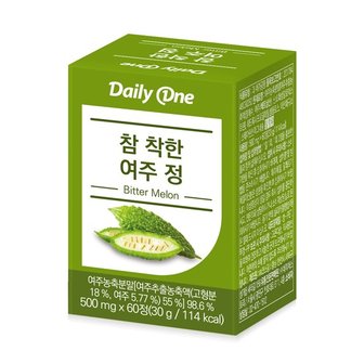 데일리원 참 착한 여주정 500mg X 60정 1통