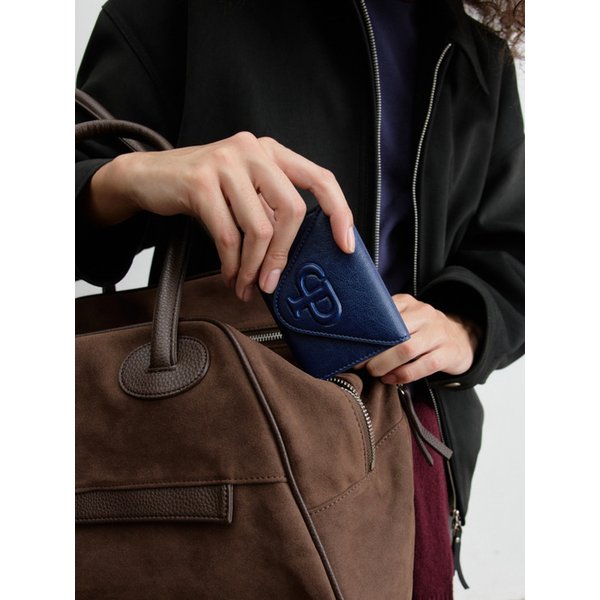 [리퍼브]CP SIGNATURE MARK CARD WALLET(BLACKBERRY)