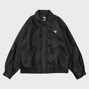 PLEATHER BLOUSON [3 COLOR]