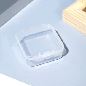 ( )5.4cm 정 사각 투명 케이스 소품보관함 악세사리 수납함