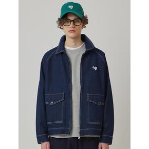 DENIM BLOUSON [INDIGO BLUE]