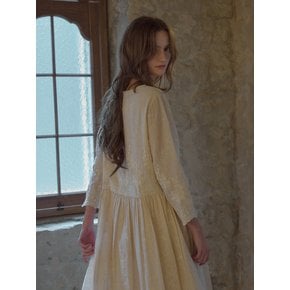 Embroidered linen dress