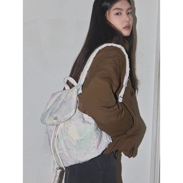 Porcelain backpack - Purple Green