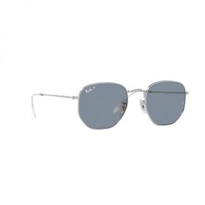 레이벤 0RB3548N 헥사고날 - Silver/Polarized 블루 안경 선글라스 6311454