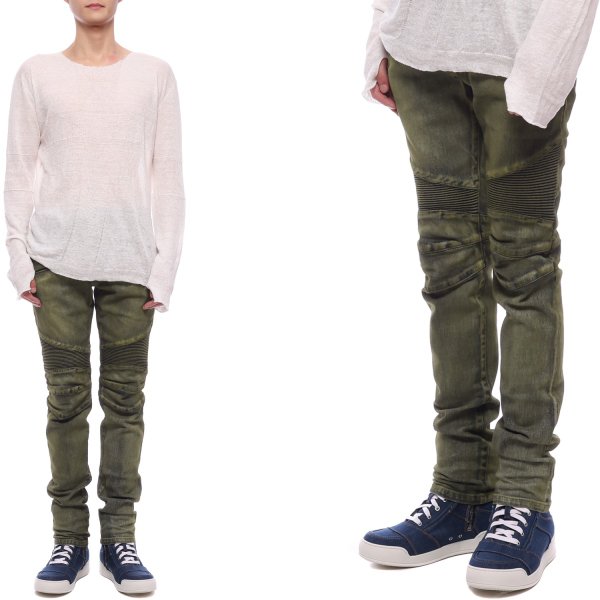 [부산점] 남성 바이커 슬림 데님 팬츠 (S6HT551D422 155)