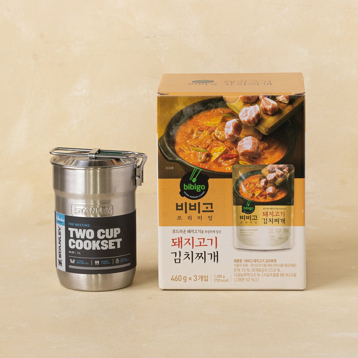 비비고 돼지고기김치찌개 460G * 3 + 스탠리 어드벤처 캠프쿡, 새벽배송