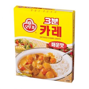 제이큐 매운맛 맛 오뚜기3분요리카레 X ( 3매입 )