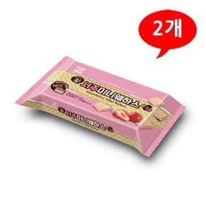 [서주제과] 미니 웨하스 딸기 70gx2개