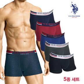 남자팬티 순면 남자사각팬티 남성드로즈 5종세트 I-641-5PACK