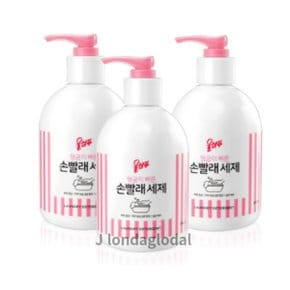 애경 울샴푸 헹굼이 빠른 손빨래 세탁 세제 380mL 3개