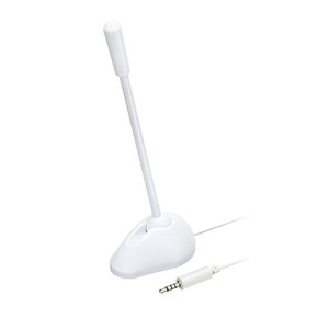 뉴비 4극 3.5mm 고감도 스탠드 마이크 MK3438 게임용 유튜브 개인방송용 스마트폰 태블릿 연결
