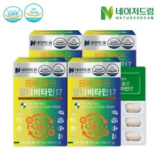 [트몰] 네이처드림 몸에 좋은 멀티비타민17 900mg x 30정(27g) 4박스