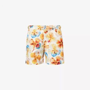 5486223 ORLEBAR BROWN Bulldog Oshibana floral-pattern swim shorts