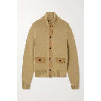 로로피아나 파크스빌 스웨이드 트림 캐시미어 가디건 46376663162922663