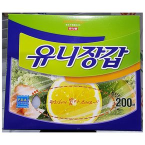 위생장갑 비닐장갑 위생 장갑 유니 일회용 쉐프 주방 식당 주방용 실리콘 오븐 비닐 200매