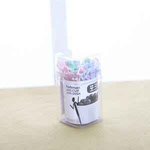 제이큐 포크맨 주방용품 일회용포크 과일포크 꼬치 X ( 3매입 )