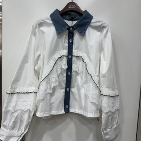 레이스장식 블라우스MN10BL0090_YS